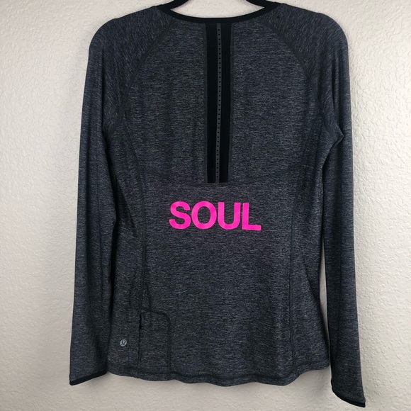 lululemon athletica Tops - LuluLemonXSoul Cycle Athletic Workout Long Sleeve